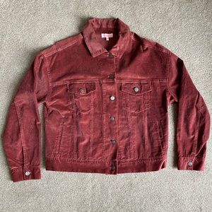 ✨HP✨ Re:named Pink Oversized Corduroy Jacket